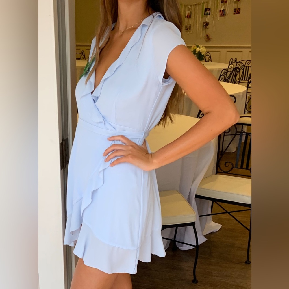 Sunday Best Chiffon Wrap Dress
